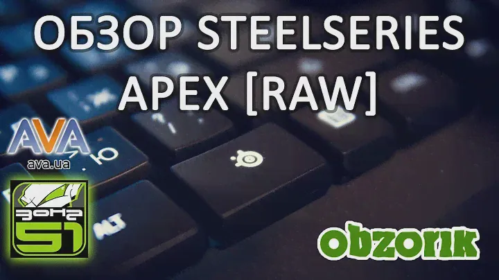 Обзор SteelSeries Apex [RAW]. Obzorik. AVA.ua