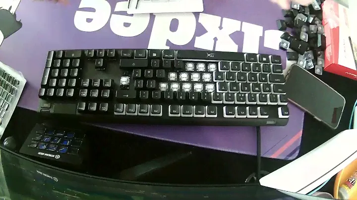 HyperX Pudding Keycaps on the Apex Pro...  HyperX Pudding Keycaps Review. | Clxdee