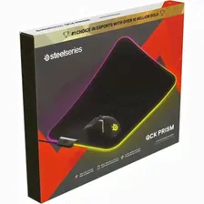 Коврик для мыши геймерский SteelSeries QcK Prism Cloth RGB Гейминг Черный Разноцветный