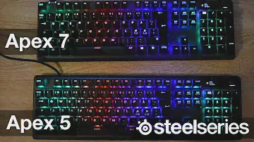 SteelSeries Apex 5 vs Apex 7 - Whats The Difference - Review