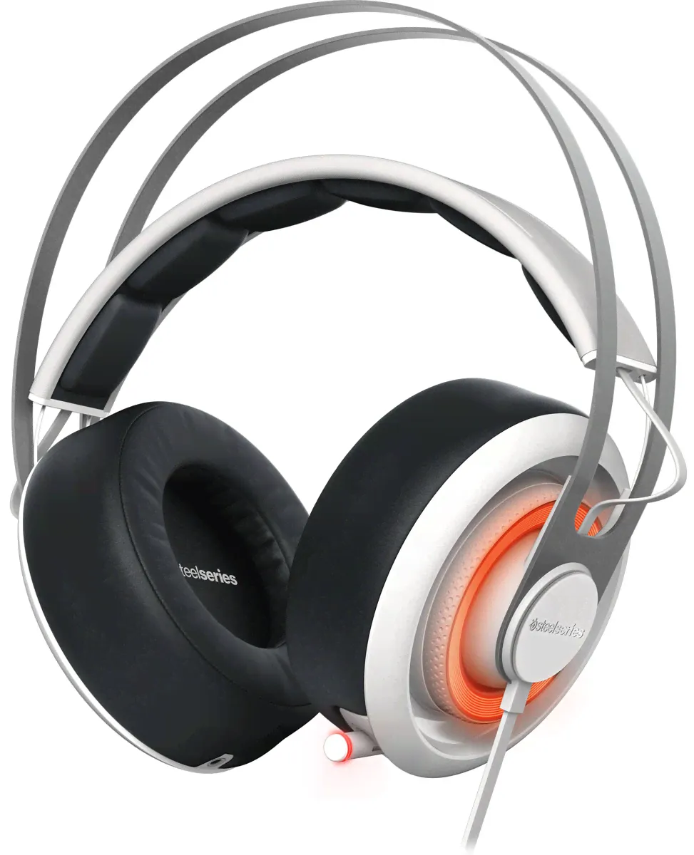 SteelSeries Наушники проводные с микрофоном, белый, черный-0