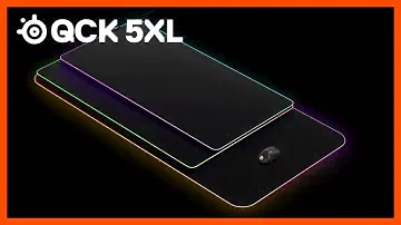 Настольные коврики для мыши QcK размеров 3XL, 4XL и 5XL с дополнительной RGB-подсветкой — SteelSeries