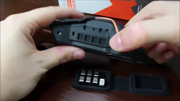 SteelSeries Rival 650 Wireless - regulacja wagi mysz