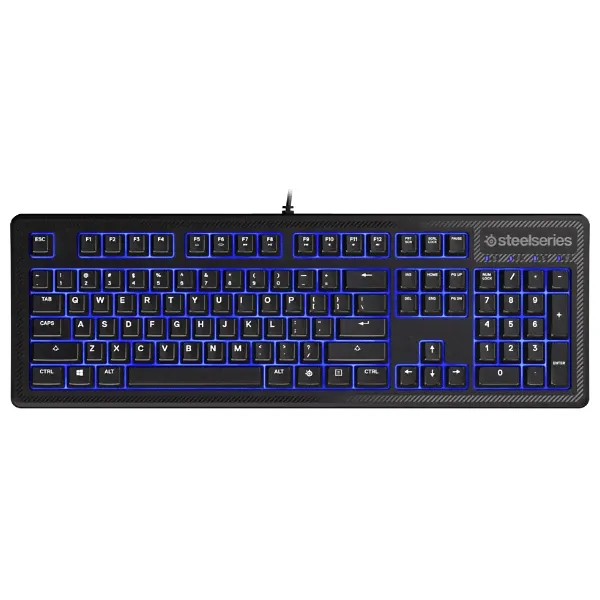 Клавиатура проводная SteelSeries Apex 100, USB черная-0
