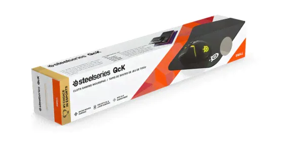 SteelSeries QCK - Black - Monochromatic - Rubber - Woven fabric - Non-slip base - Gaming mouse pad-0