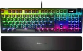 Клавиатура Steelseries Apex Pro механическая черный USB for gamer LED (подставка для запястий) (64626)