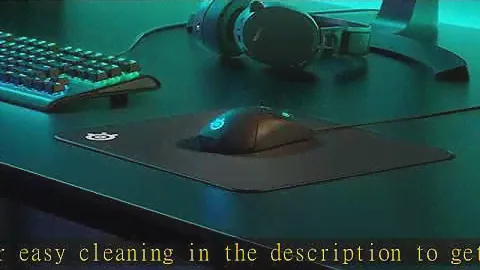 SteelSeries QcK Gaming Surface - Medium Stitched Edge Cloth - Extra Durable - Optimized For Gaming