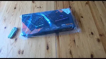 Steelseries APEX M750 TKL *REAL* Распаковка на английском языке