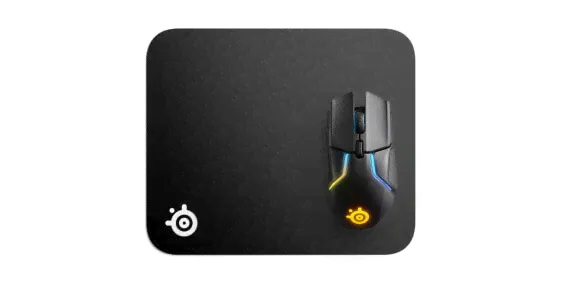 SteelSeries QCK - Black - Monochromatic - Rubber - Woven fabric - Non-slip base - Gaming mouse pad-1