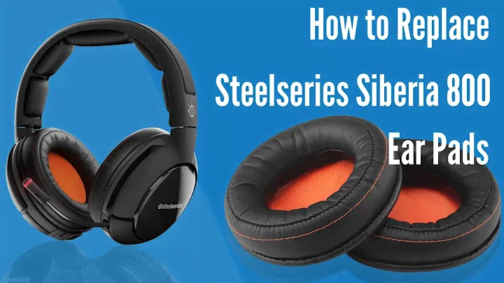 Как заменить амбушюры наушников SteelSeries SIBERIA 800 | Гикрия