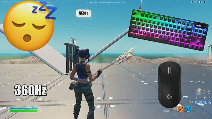 SteelSeries Apex Pro TKL ASMR 😴Finest 1V1 Build Fight🏆 Satisfying Keyboard Fortnite 360 FPS 4K