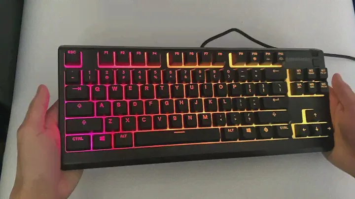 SteelSeries Apex 3 TKL RGB Gaming Keyboard Showcase