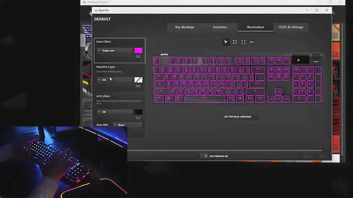 Apex Pro Keyboard: how to setup your RGB lighting